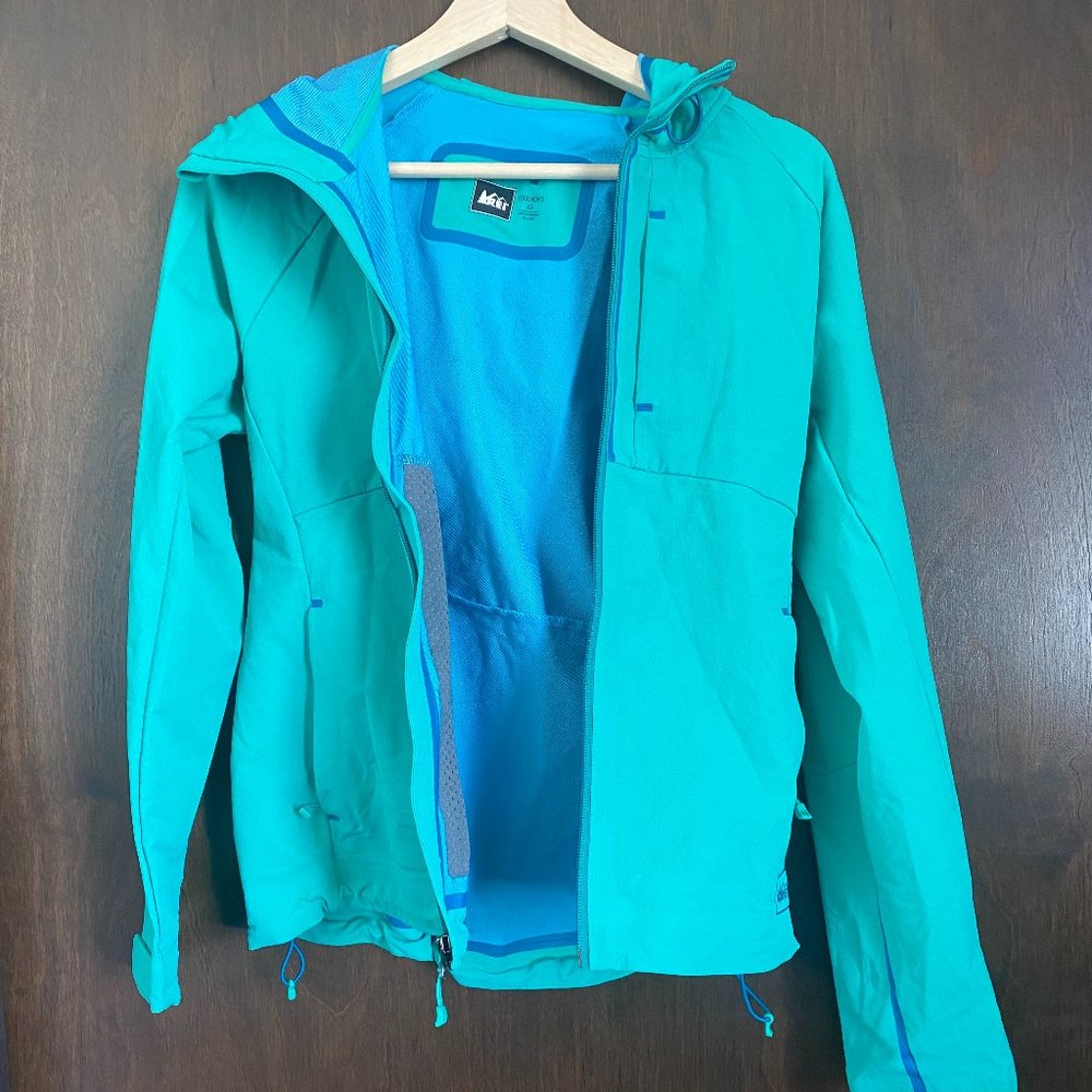 Aqua REI Rain Jacket